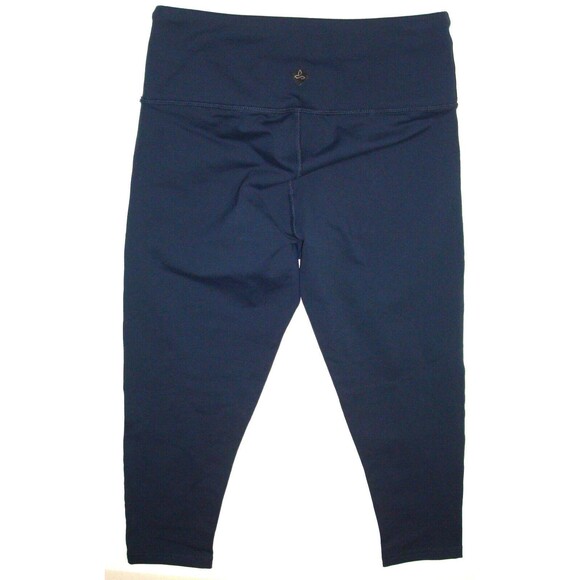 NWT New Prana Transform Capri High Waist S Legging Womens Yoga Pilates Navy Blue - Picture 6 of 7